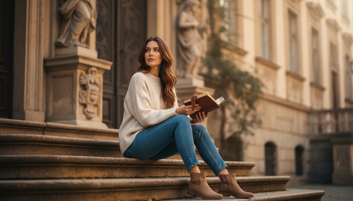 Poziție naturală pentru fotografie în călătorie