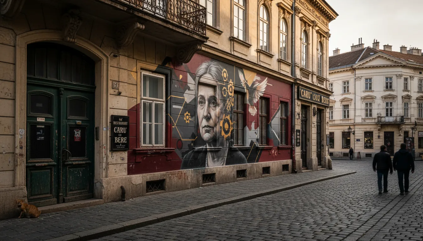 Street art în Orașul Vechi din București