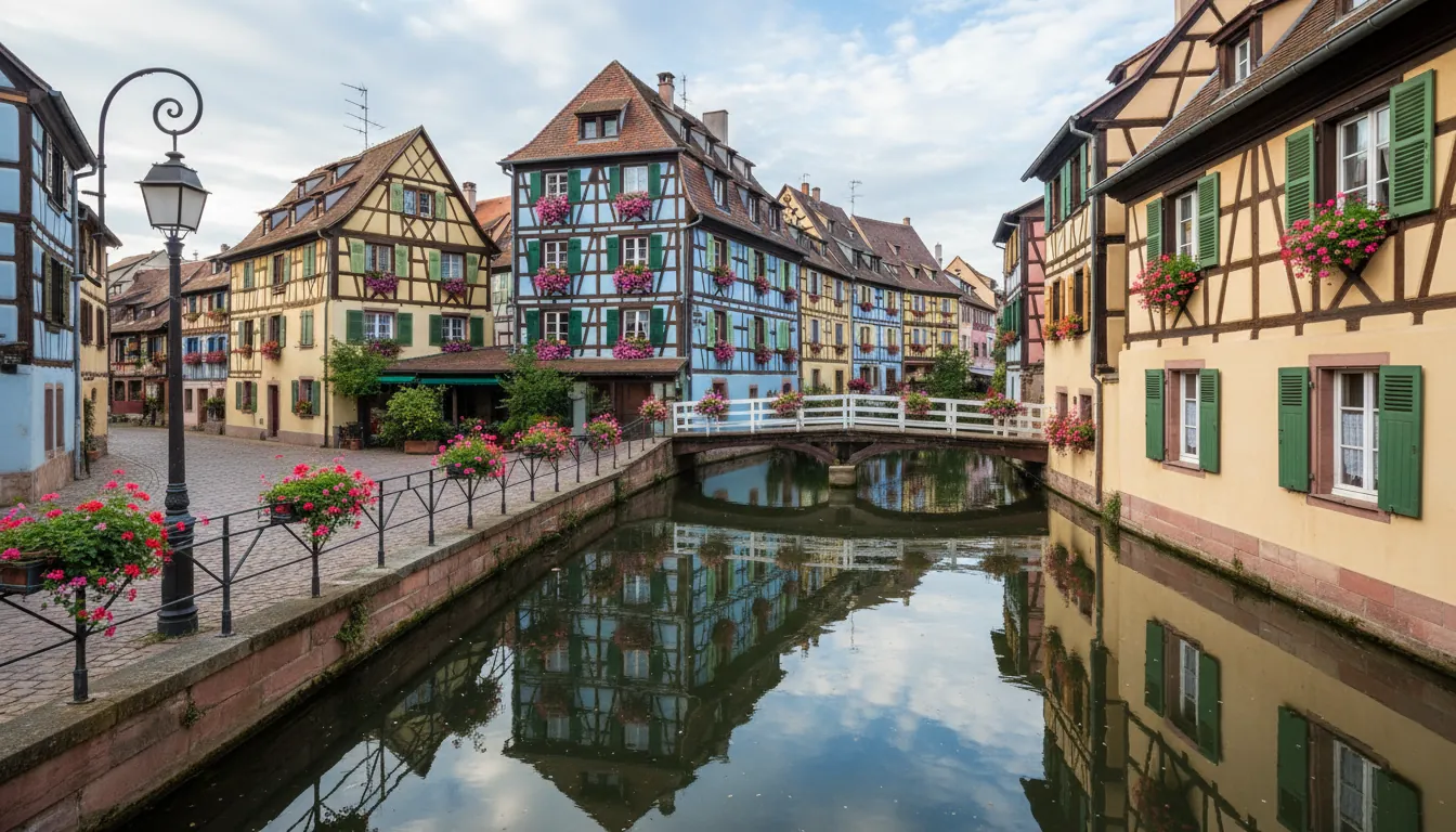 Case cu grinzi în Colmar