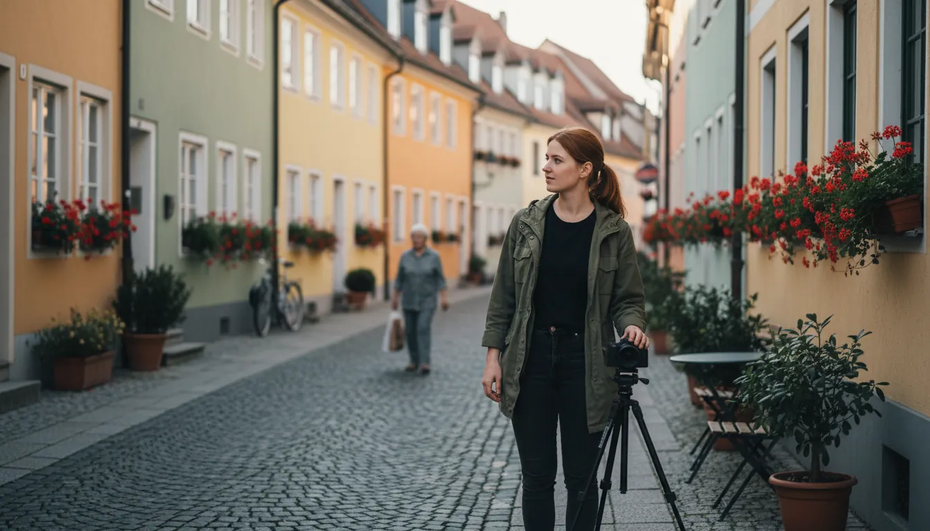 Fotografiere respectuoasă într-un cartier rezidențial