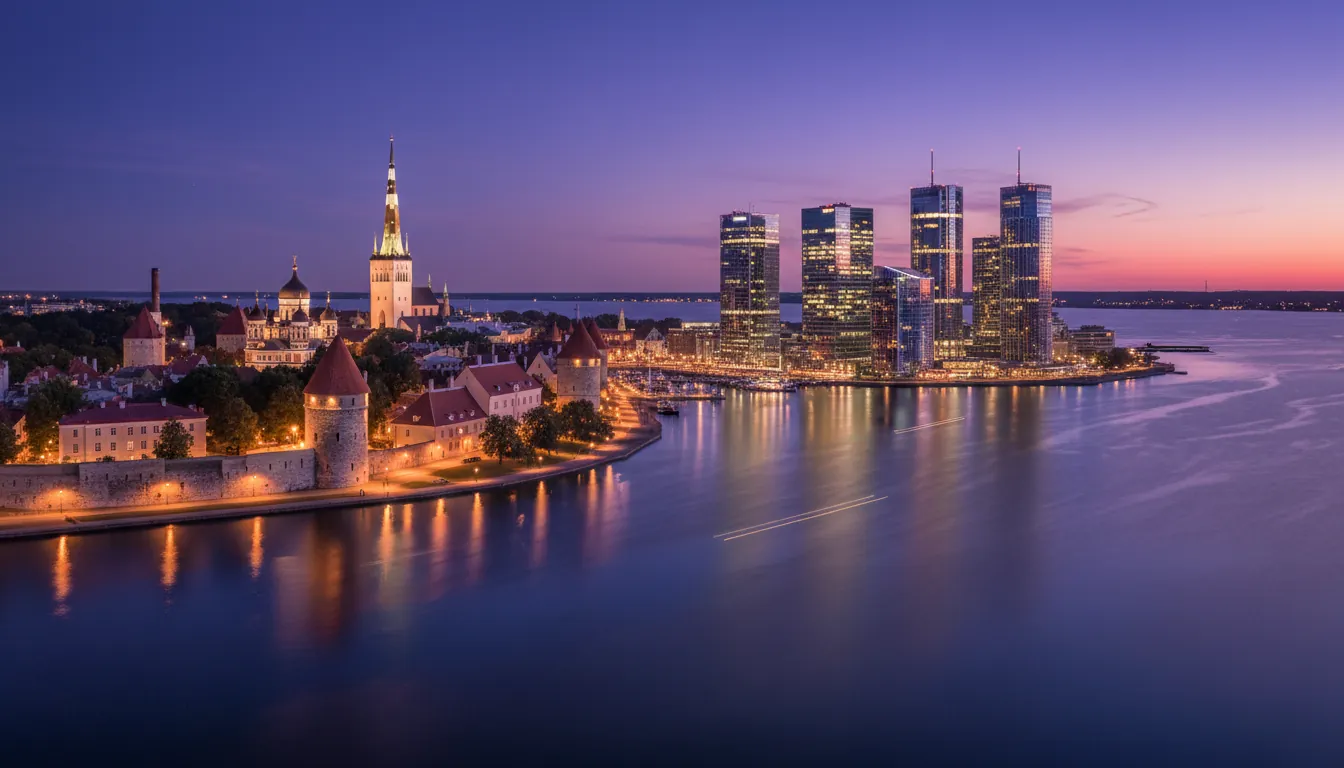 Tallinn — orașul vechi și tehnologiile moderne