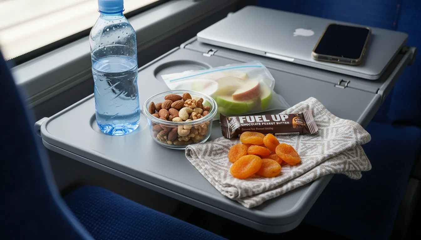 Gustări sănătoase pentru lucrul pe drum