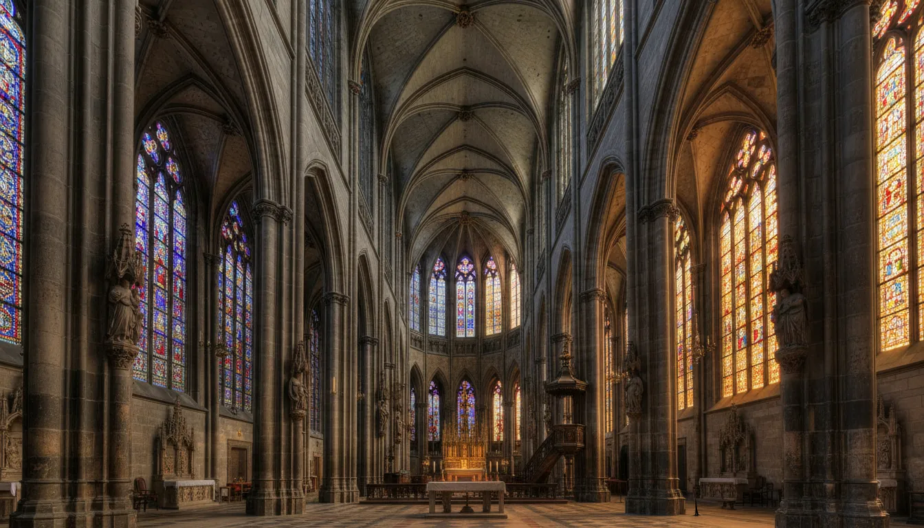 Interiorul Catedralei Sfântului Vitus