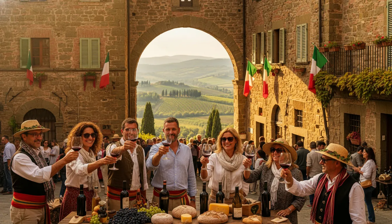 Festivalul de vin din Toscana