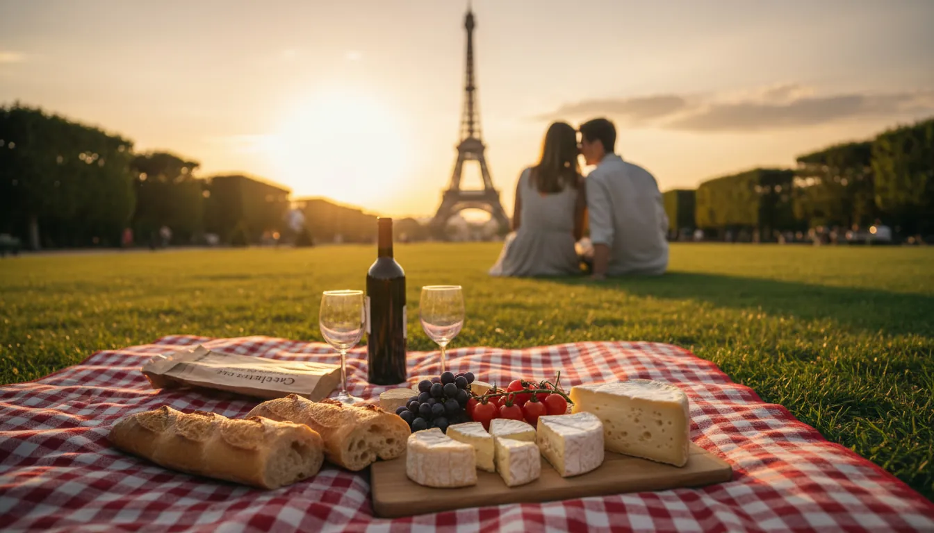 Picnic într-un parc parizian