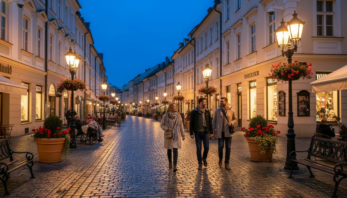 Cartiere sigure în orașele europene seara