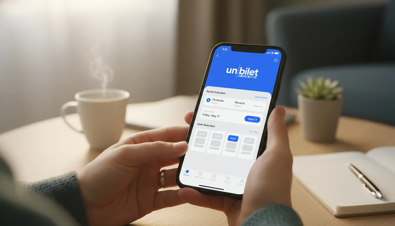 Rezervare online de bilete prin smartphone