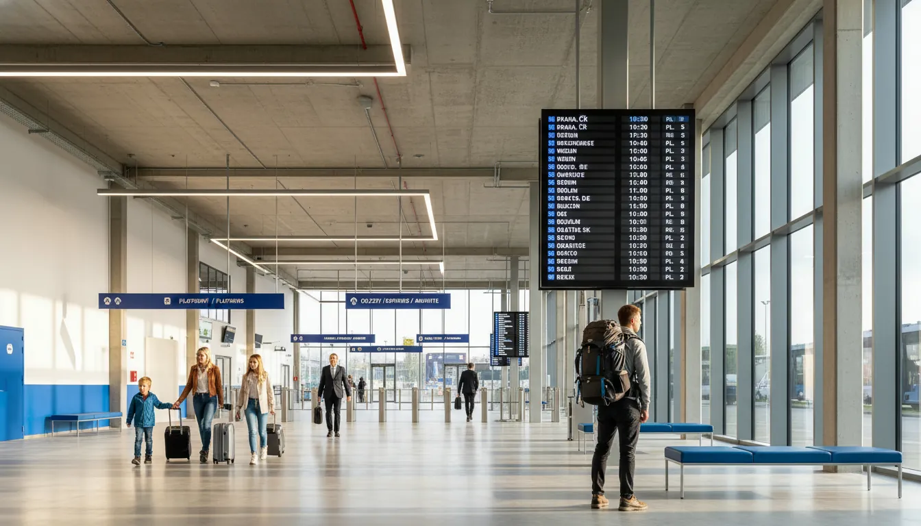 Gara de autobuz din Brno