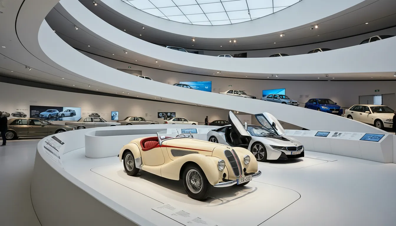 Interiorul Muzeu BMW din München