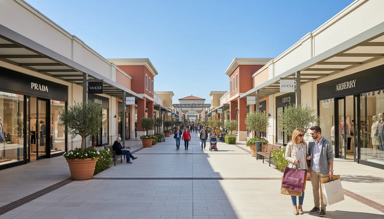 Outlet-ul Serravalle lângă Milano
