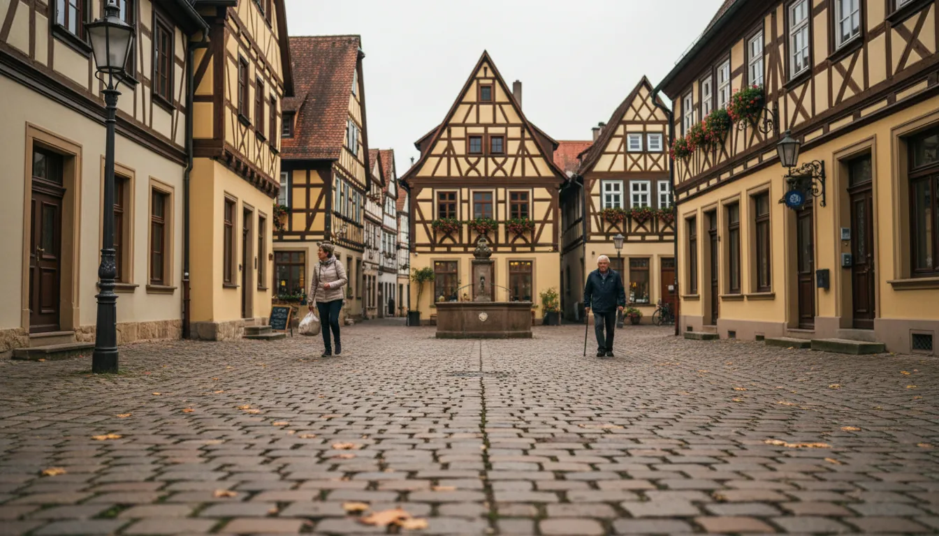 Centrul istoric al unui oraș german