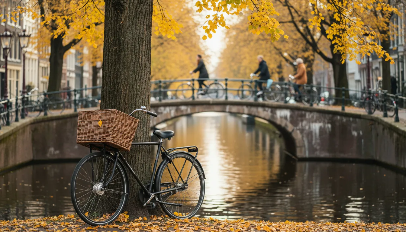 Vondelpark în Amsterdam în toamnă