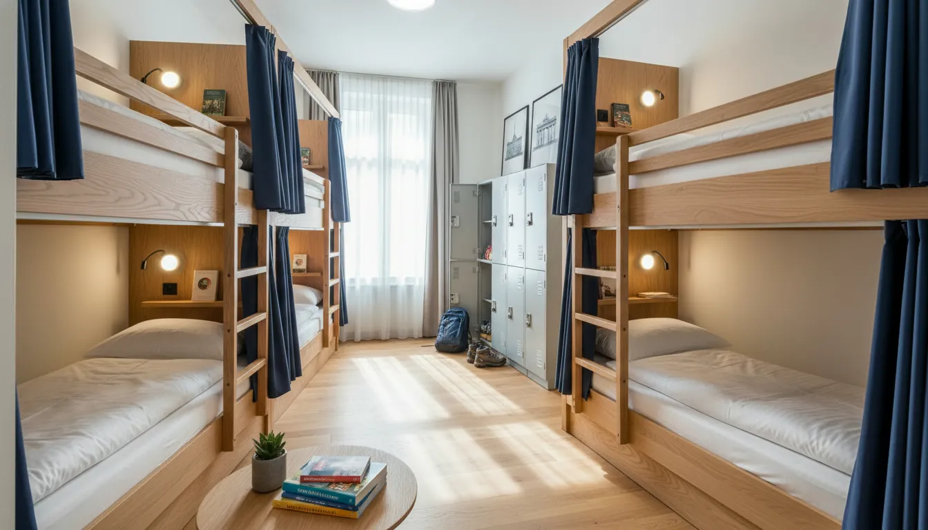 Cameră în hostel în Berlin