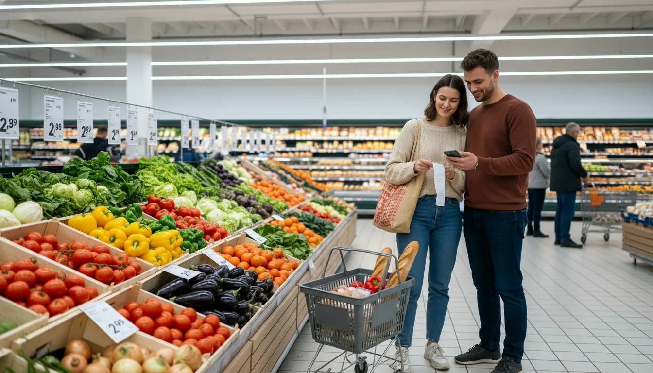 Magazin de produse alimentare în Europa