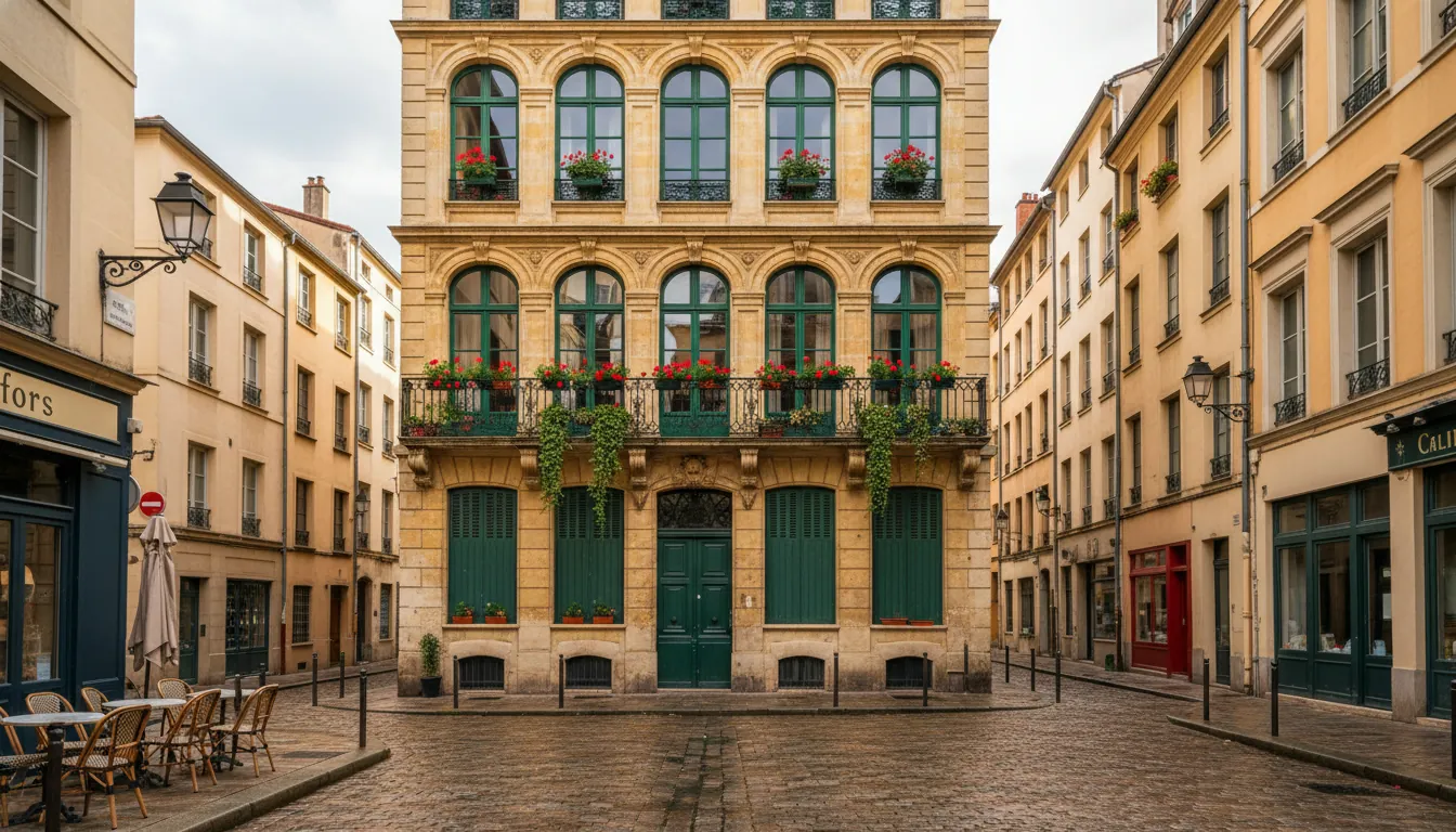 Case rezidențiale în orașul vechi Lyon