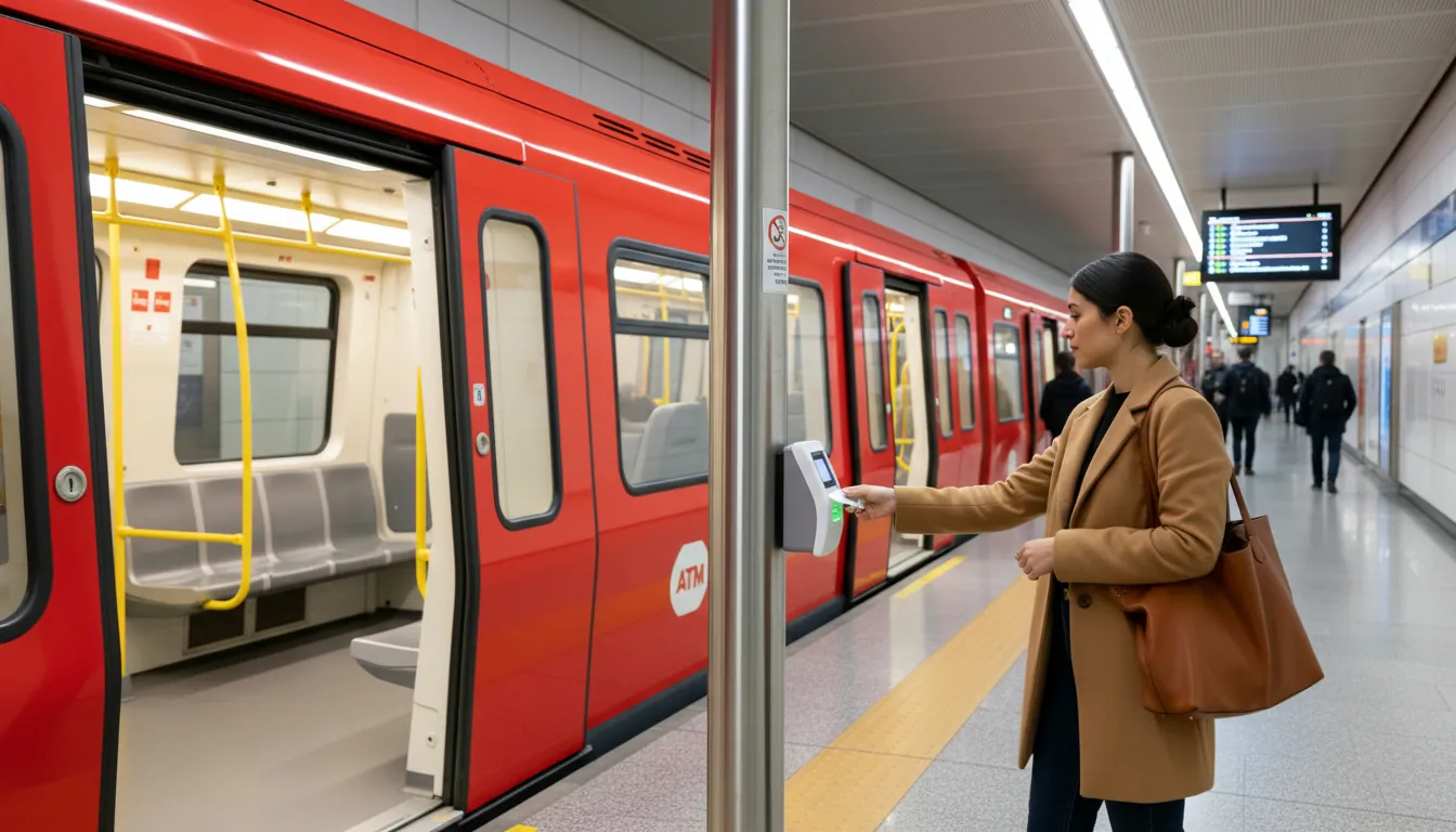 Metrou milanez la stația Duomo