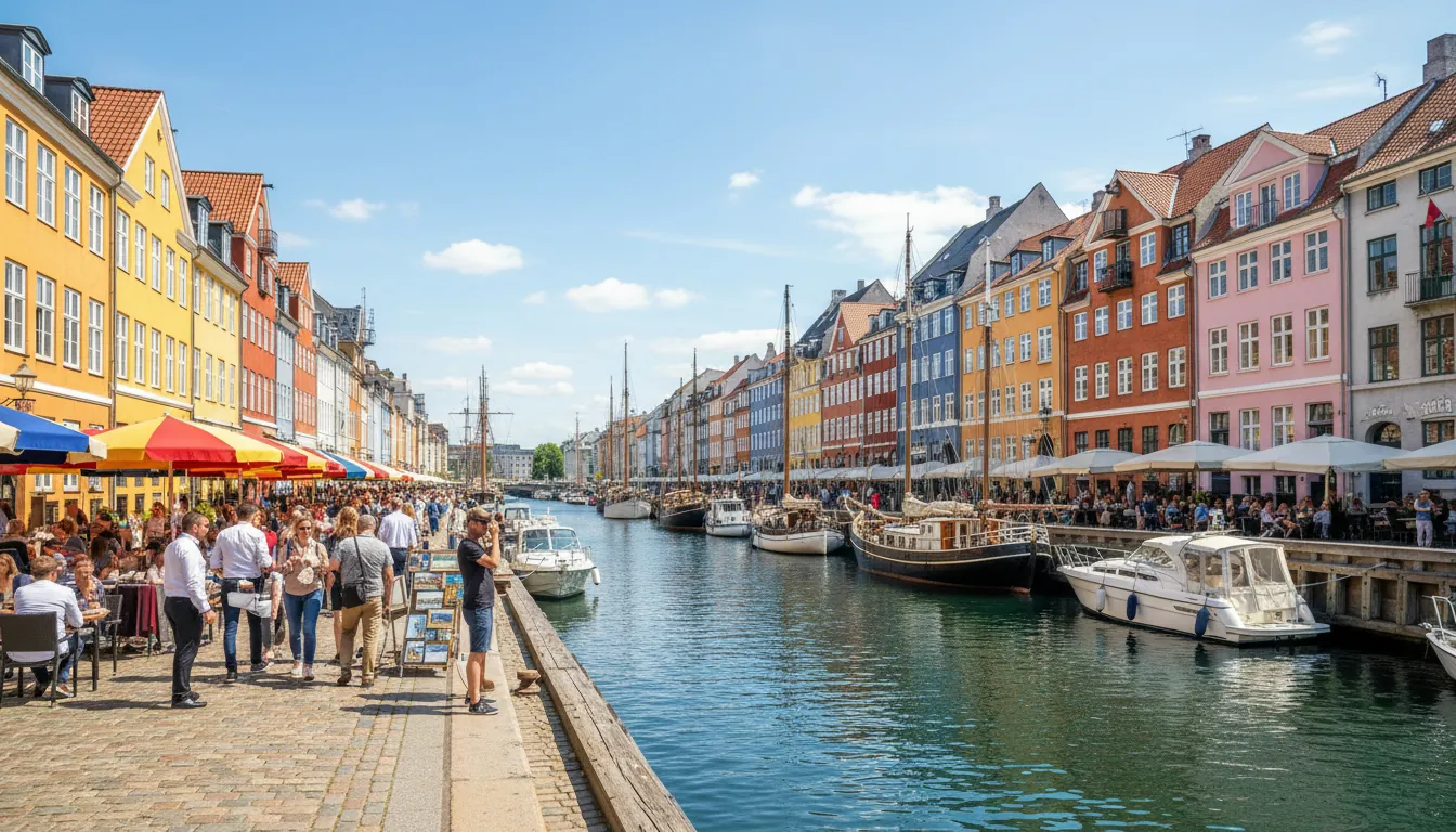 Districtul Nyhavn din Copenhaga