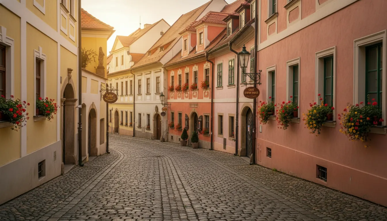 Stradă istorică în Kutná Hora