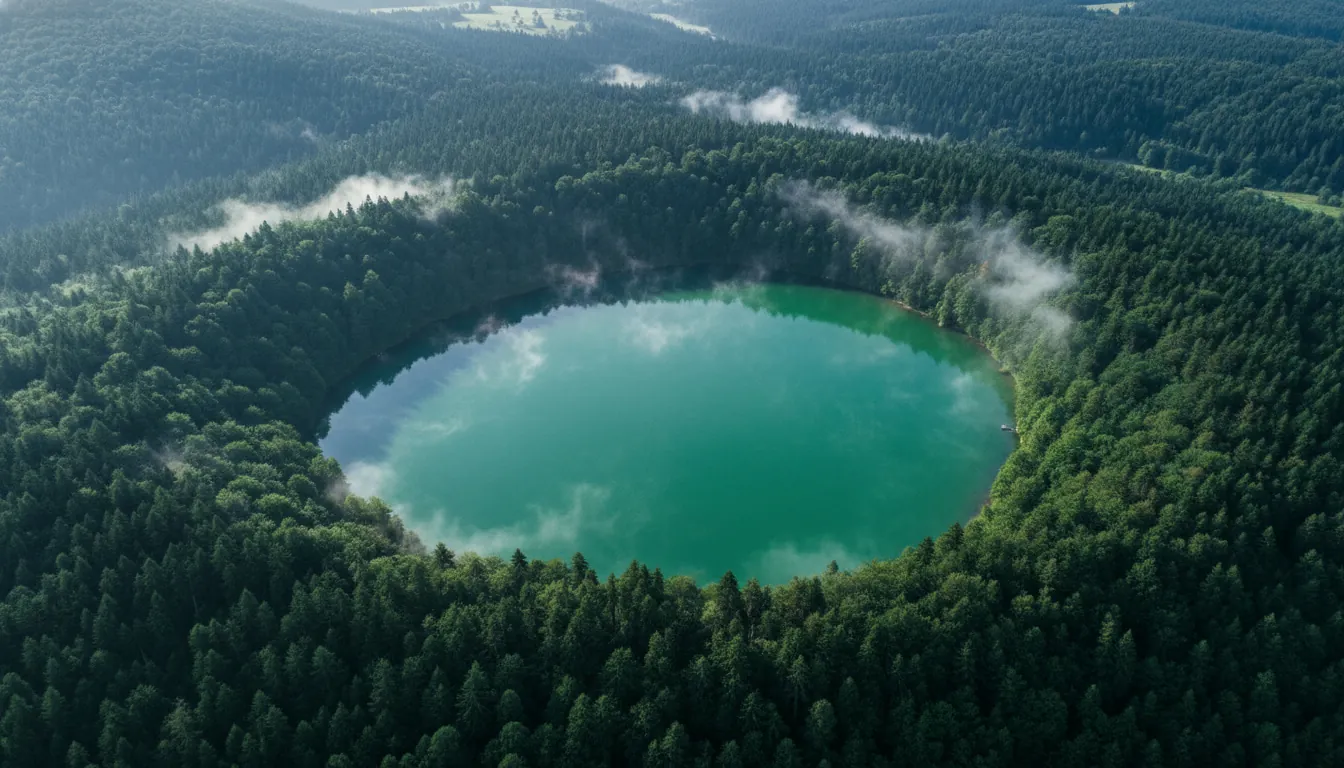 Lacul vulcanic Sfânta Ana lângă Băile Tușnad