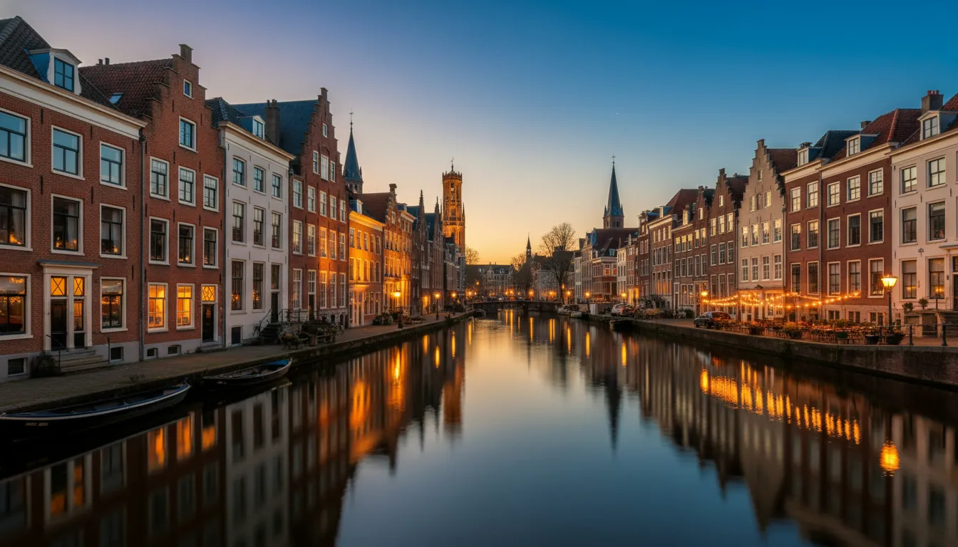 Apus peste canalele Utrechtului