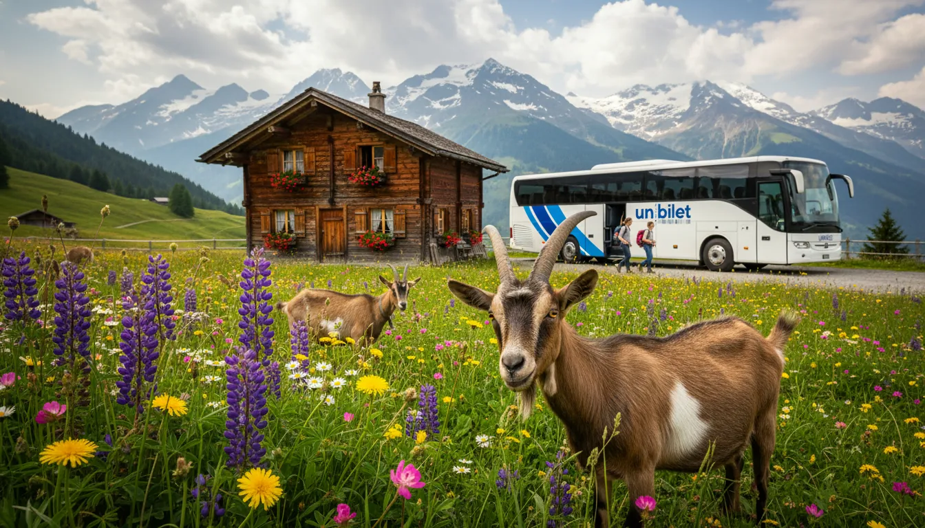 Pajiști alpine pe traseul Heidi