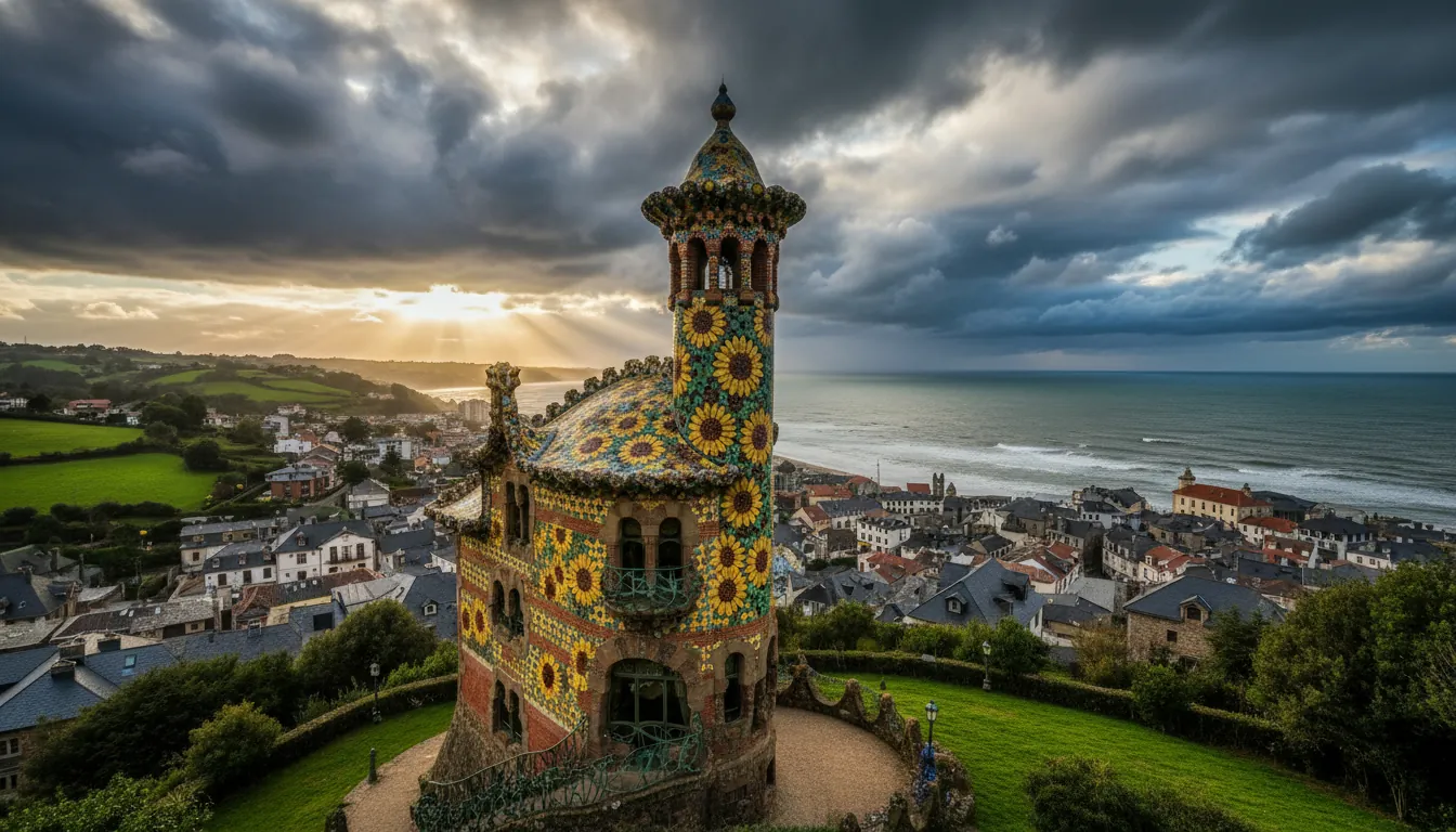 Arhitectura modernistă în Comillas, Spania