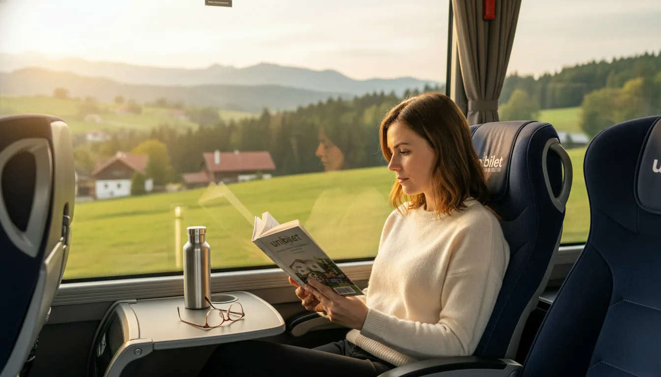 Călătorie lentă cu autobuzul prin Europa