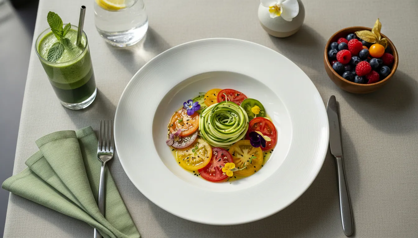 Alimentație de detoxifiere în hotel wellness