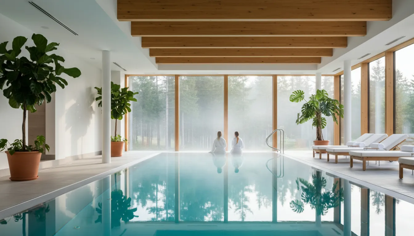 Interiorul unui hotel spa din Germania