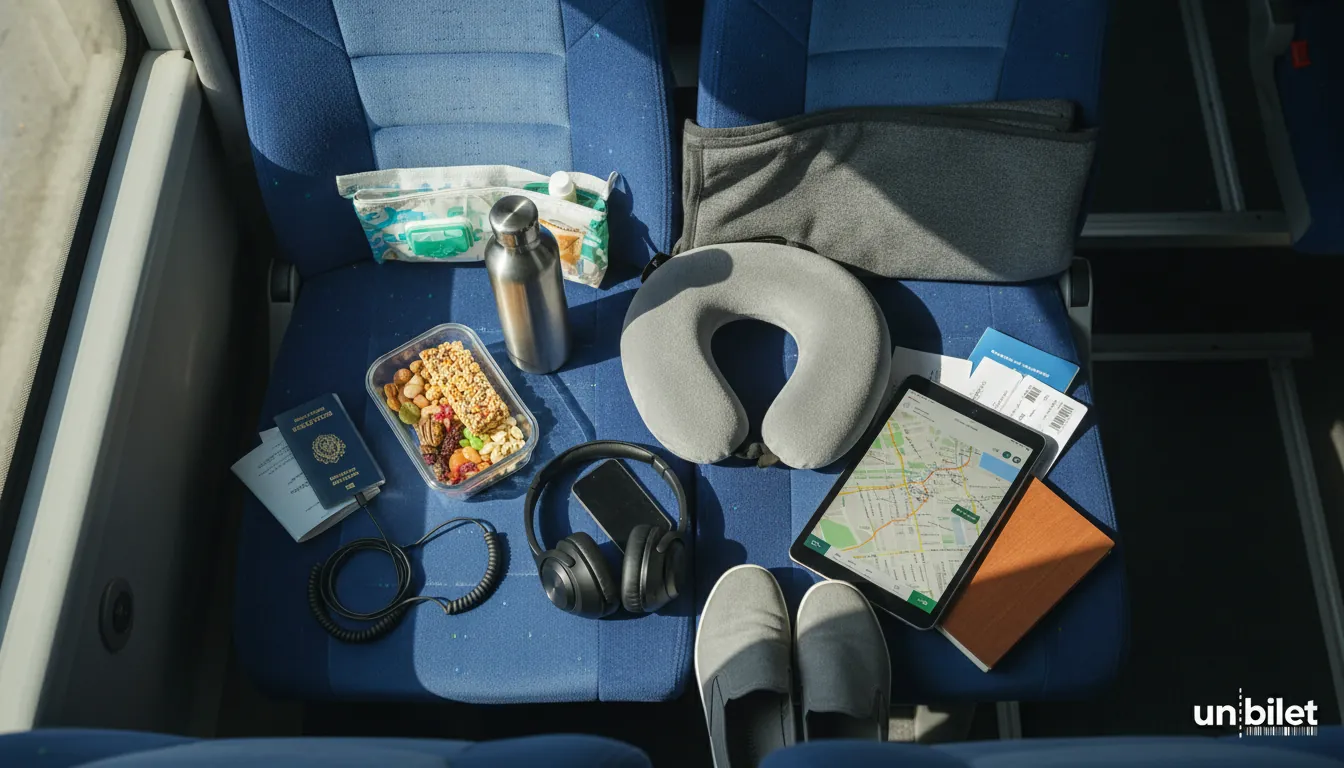 Lucruri necesare pentru o călătorie cu autobuzul