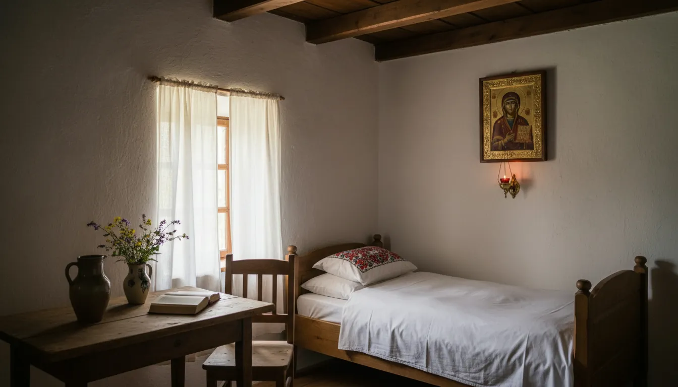 Cameră în gazda mănăstirii