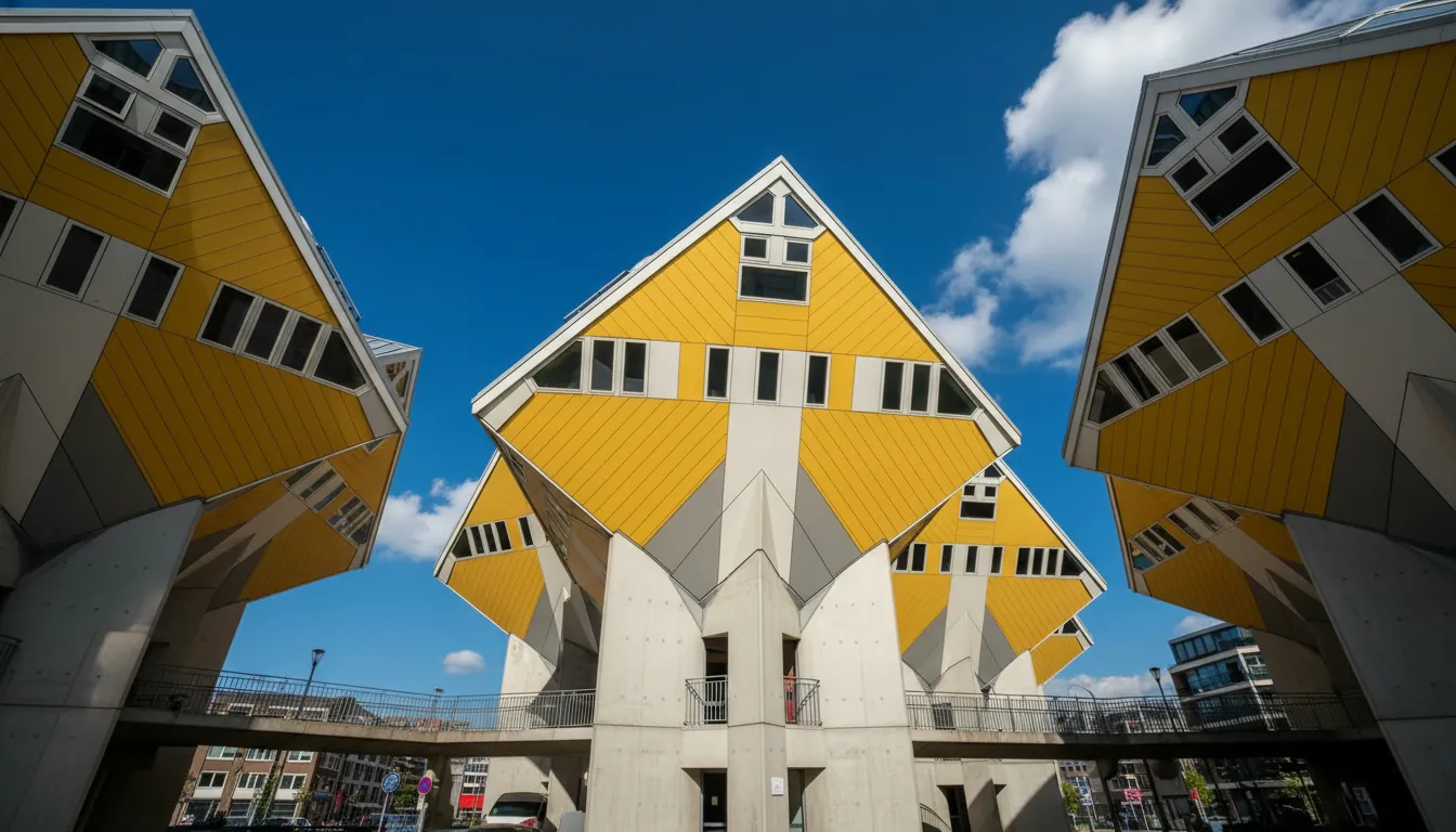 Casele cubice din Rotterdam