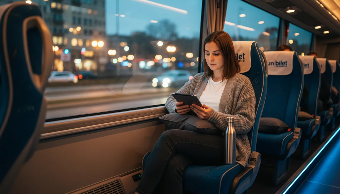 Salon de autobuz modern