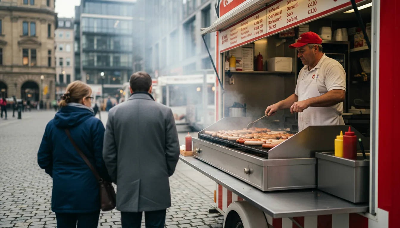 Chioșc german Imbiss cu ciorbă