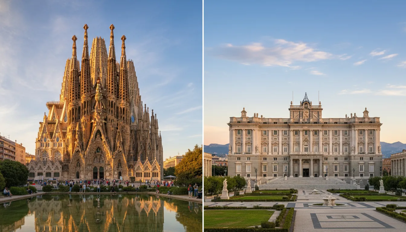 Barcelona și Madrid - două direcții principale în Spania