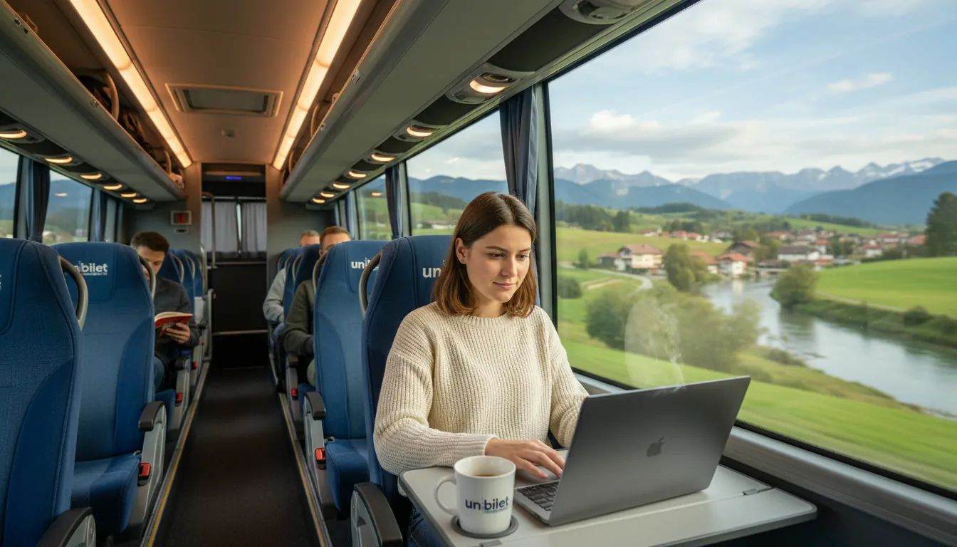 Călătorie cu autobuzul prin Europa