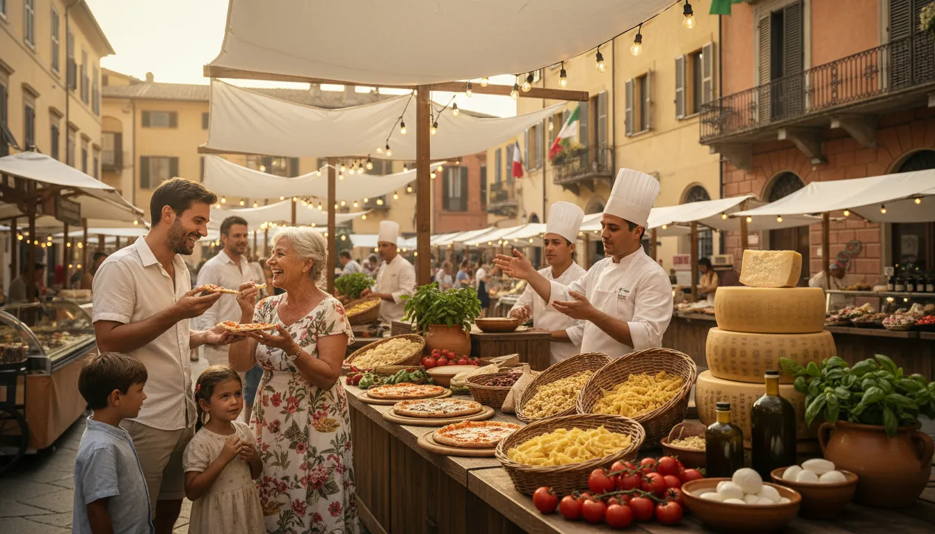 Festival gastronomic în Italia