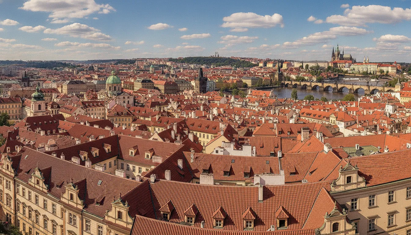 Panorama Orașului Vechi din Praga