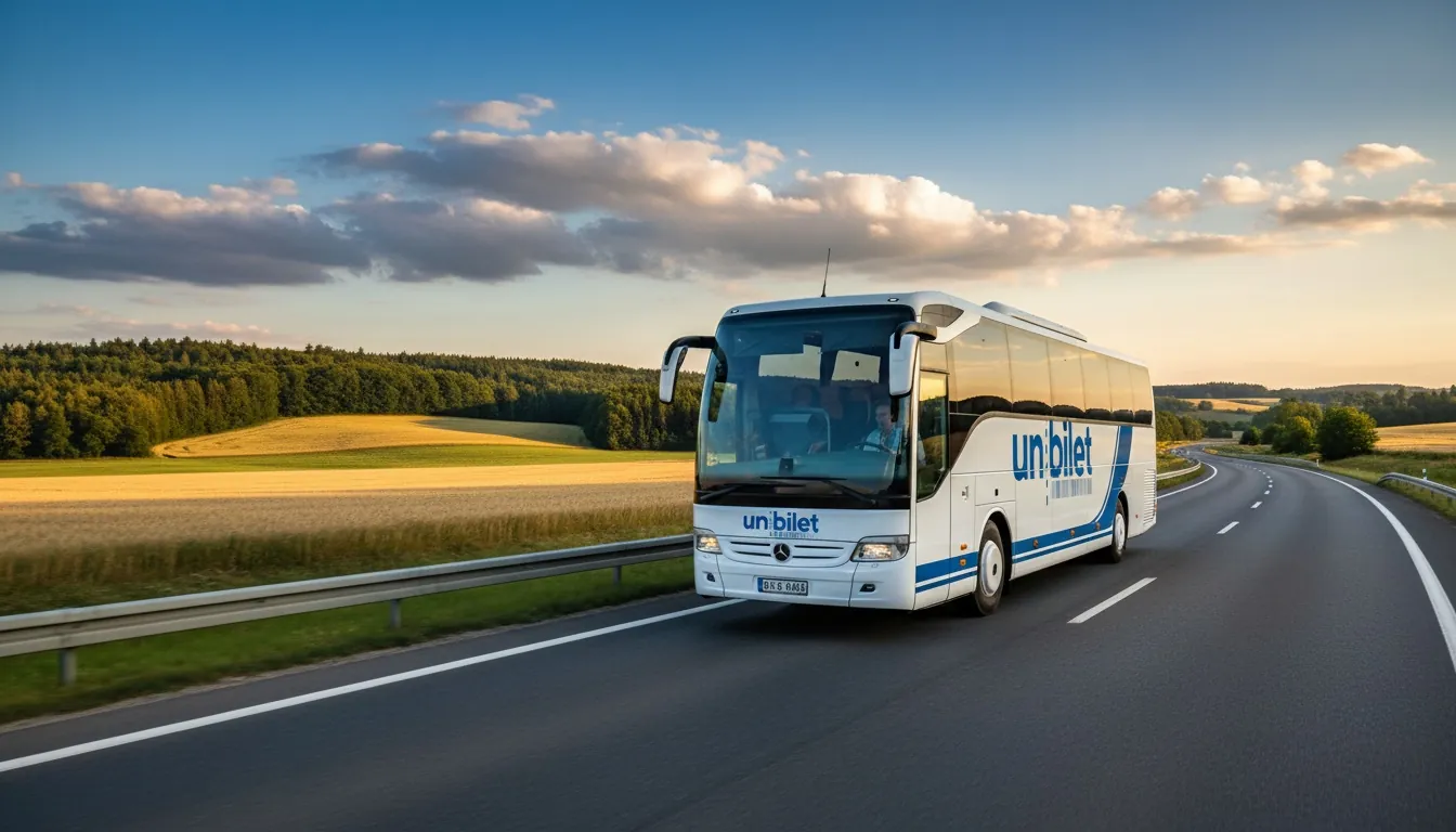 Autobuz pe ruta către Republica Cehă