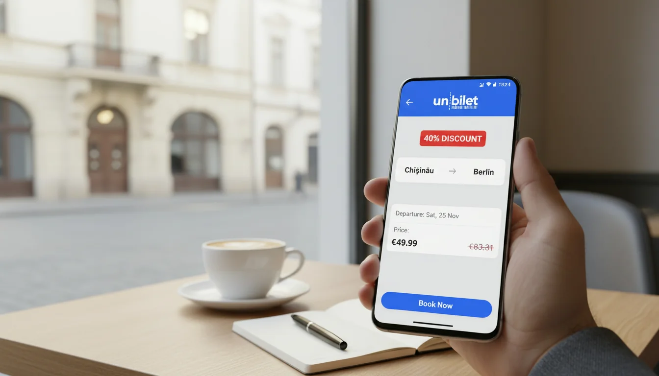 Cum să economisești 40% pe bilete de autobuz din Moldova în Europa