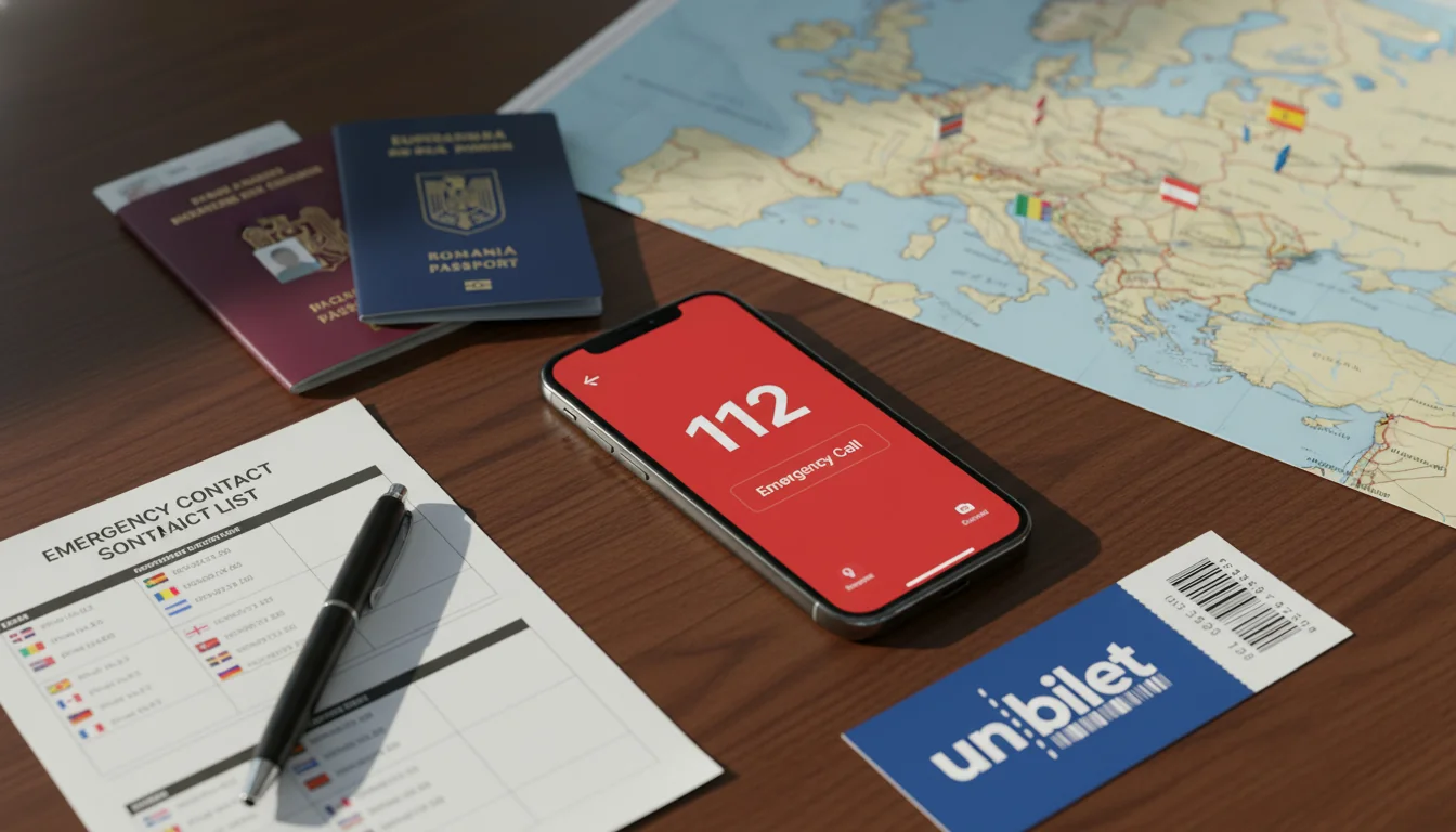 Numere de urgență și ambasade în Europa: ghid complet 2025