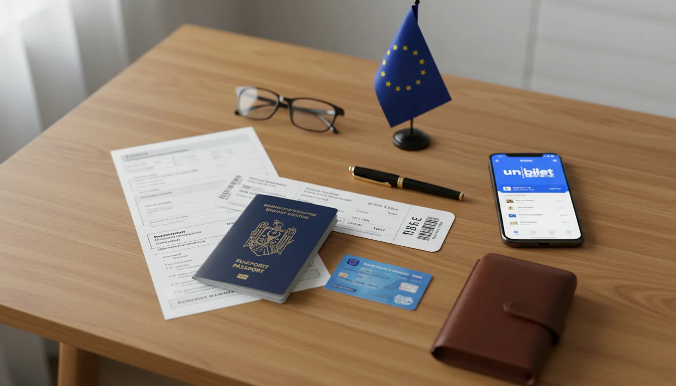 Lista de verificare a documentelor pentru o călătorie din Moldova în Europa 2025