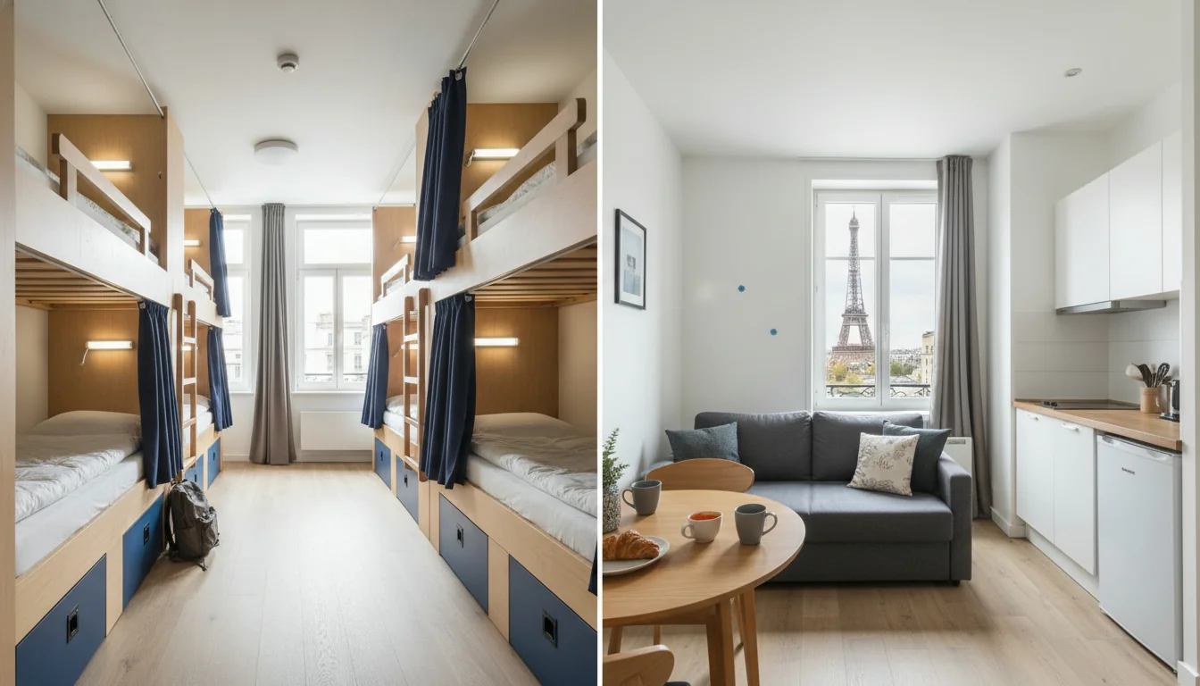 Hosteluri vs Apartamente: unde este mai ieftin să locuiești în Germania și Franța