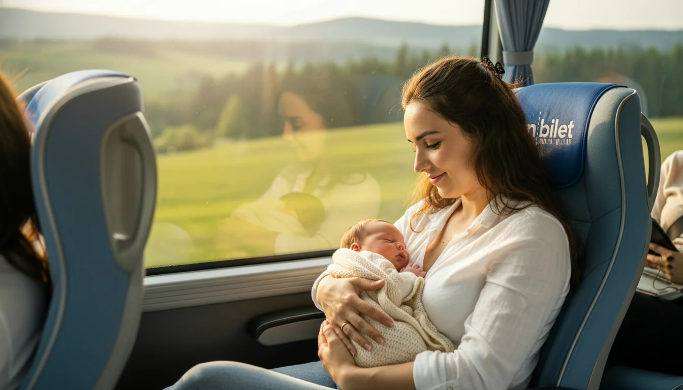 Călătoria cu bebeluș cu autobuzul: experiența mamelor moldovene și române